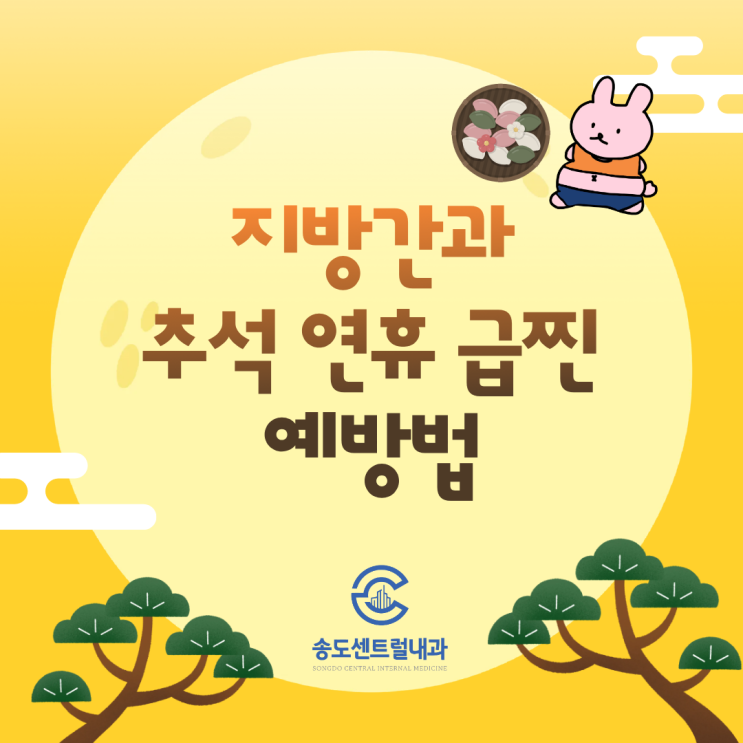  연휴 후 체중 급상승? 간에도 지방이 쌓입니다 송도센트럴내과