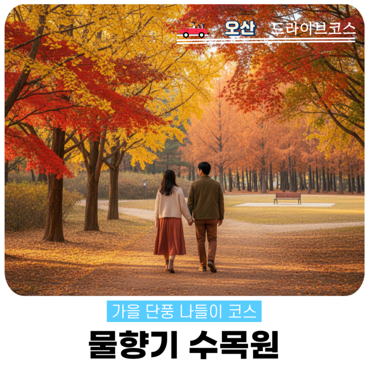 오산 물향기수목원 무료입장, 가을 단풍 돗자리 명당 완벽정리