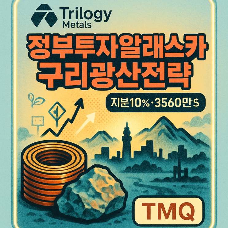  트릴로지 메탈 주가 (TMQ 주식) 트럼프 투자 광산의 비밀