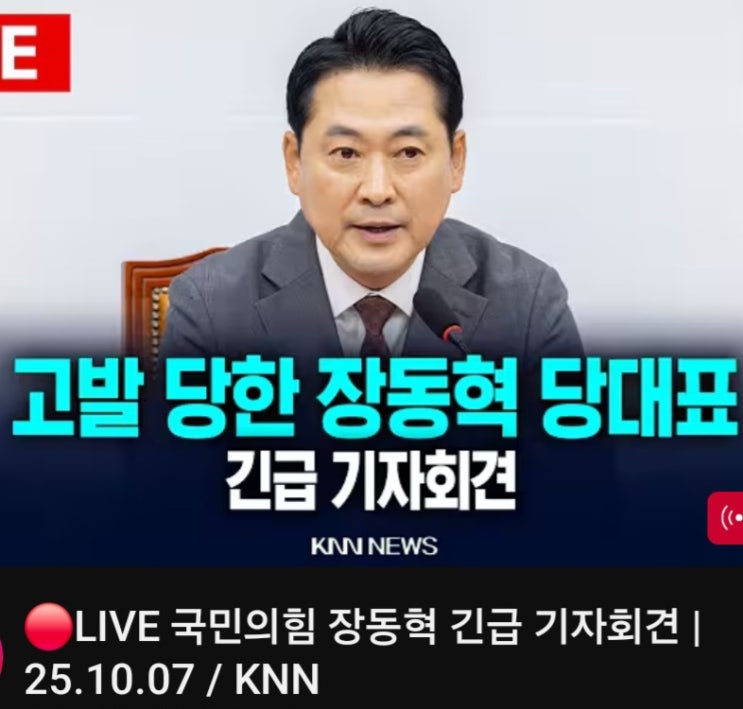 당 대표 <b>고발</b> 국힘 <b>장동혁</b>
