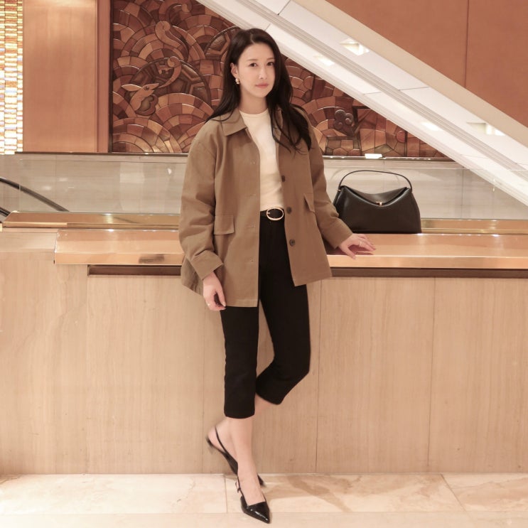  가을에도 예쁜 카프리팬츠 7부 바지, 안젤로비안코 팬츠 내돈내산 후기