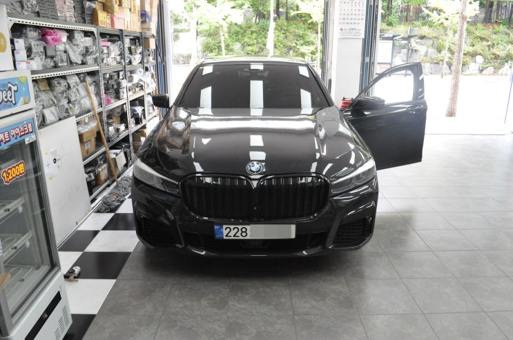  BMW 7시리즈 G11 로직7 하만카돈 LOGIC7앰프 물누수로 인한 교환진행 - 수원테크 (수입차오디오수리전문)