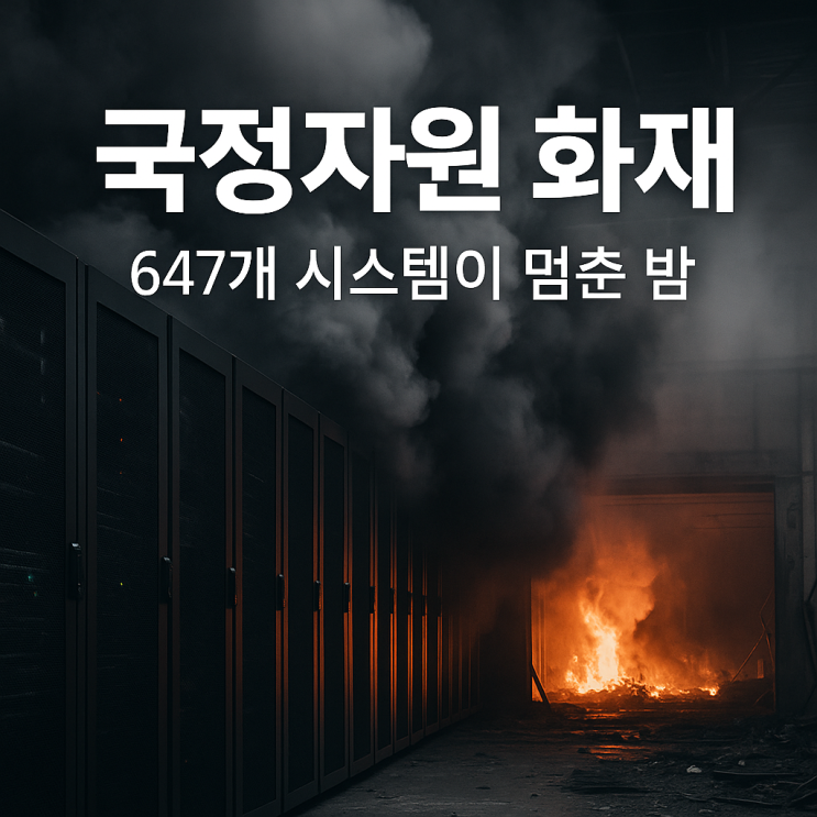 <b>국정자원</b> 화재로 647개 <b>시스템</b> 마비…<b>복구</b> 현황 총정리