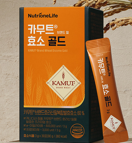  뉴트리원 카무트 효소 골드 카뮤트 가루 분말 30포, 3개