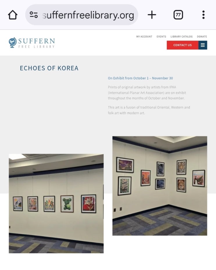  Echoes of Korea-Suffern Free Library Gallery