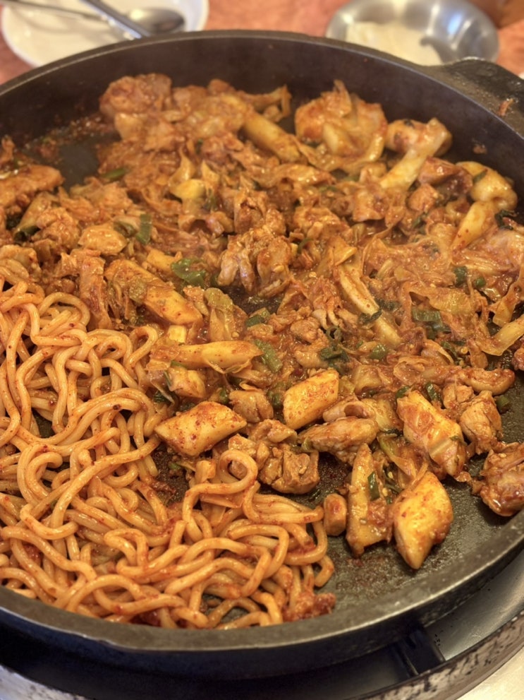  포항 닭갈비 남구 유강 맛집 산갈래닭갈비 유강점
