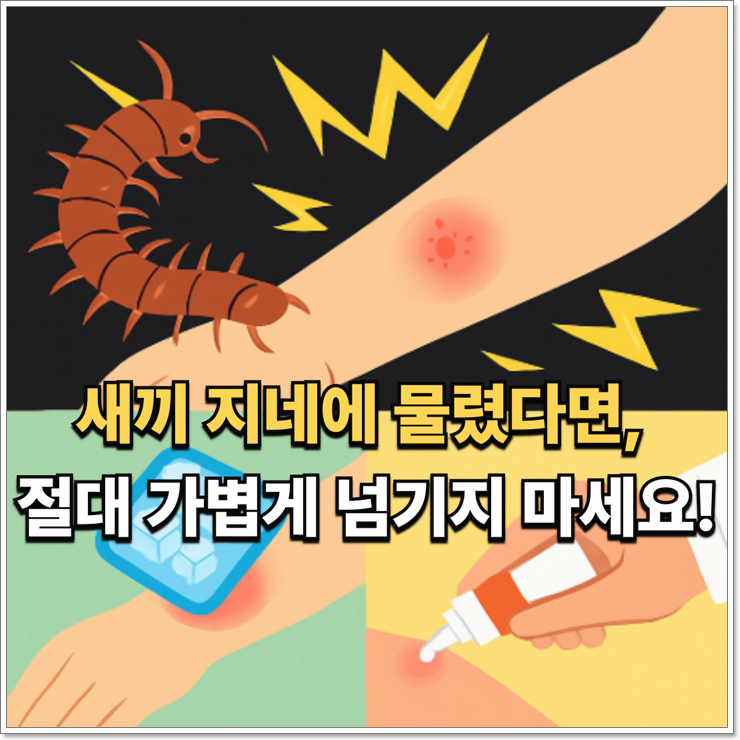 새끼 지네물림 증상부터 통증 치료까지, 방심하면 큰일 나는 이유
