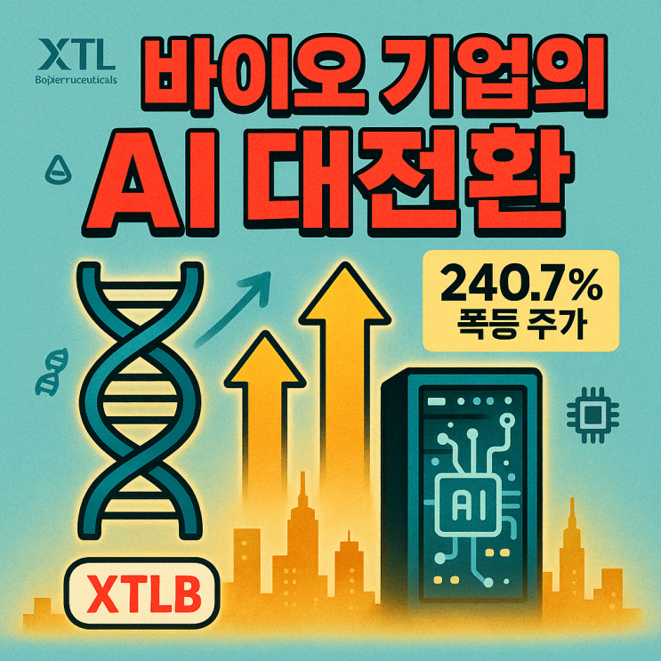  XTL 바이오파마슈티컬 ADR 주가 (XTLB 주식) AI 인수 후 주가 폭발