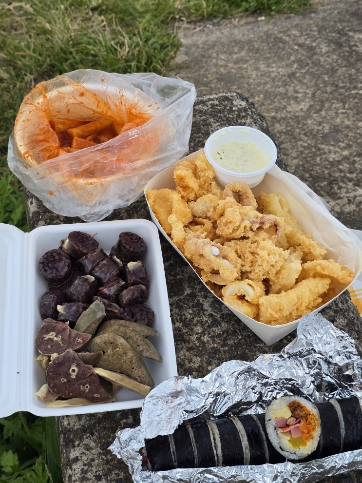  제주도 먹거리 추천 제주공항근처맛집 명랑스낵 메뉴 꿀조합