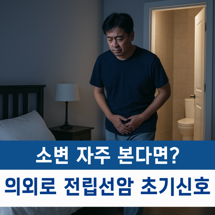  소변 자주 본다면? 의외로 전립선암 초기증상 일 수 있어요
