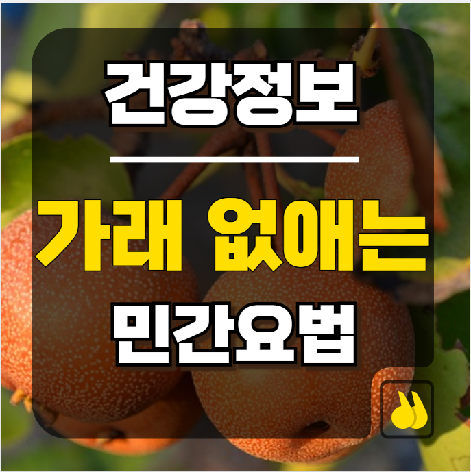 가래없애는법 민간요법 중에 진짜 먹힌 꿀팁!