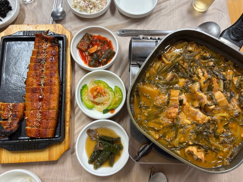 [서산] 몸보신 해보자. 서산 원조장어마을 / 해미읍성 맛집 서산 장어 맛집 서산 파김치장어