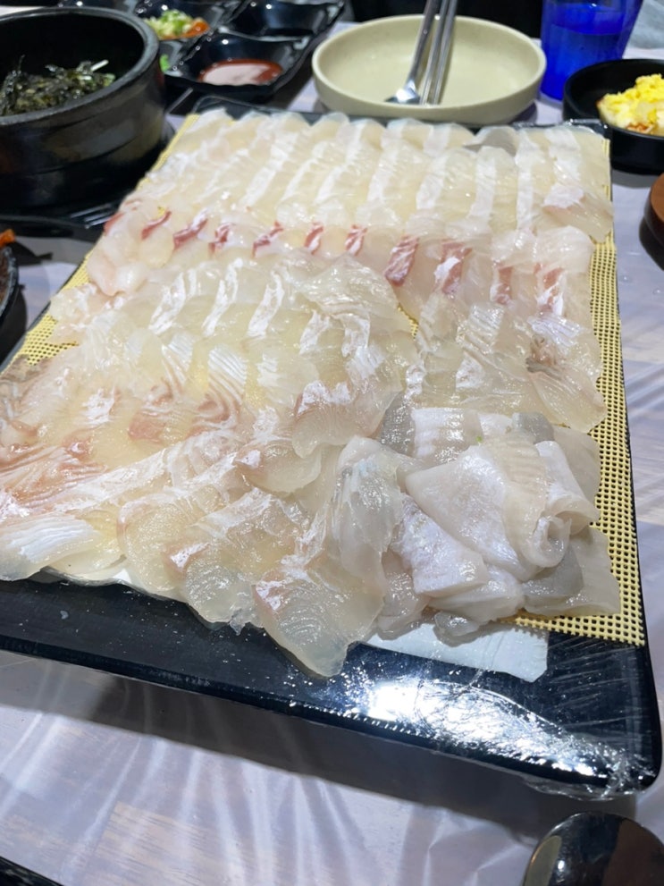  군산 조촌동 머시기수산 주차장 예약필수 군산회맛집 동군산병원맛집 부모님과 방문하기 좋은 군산활어 리필가능한 스끼다시