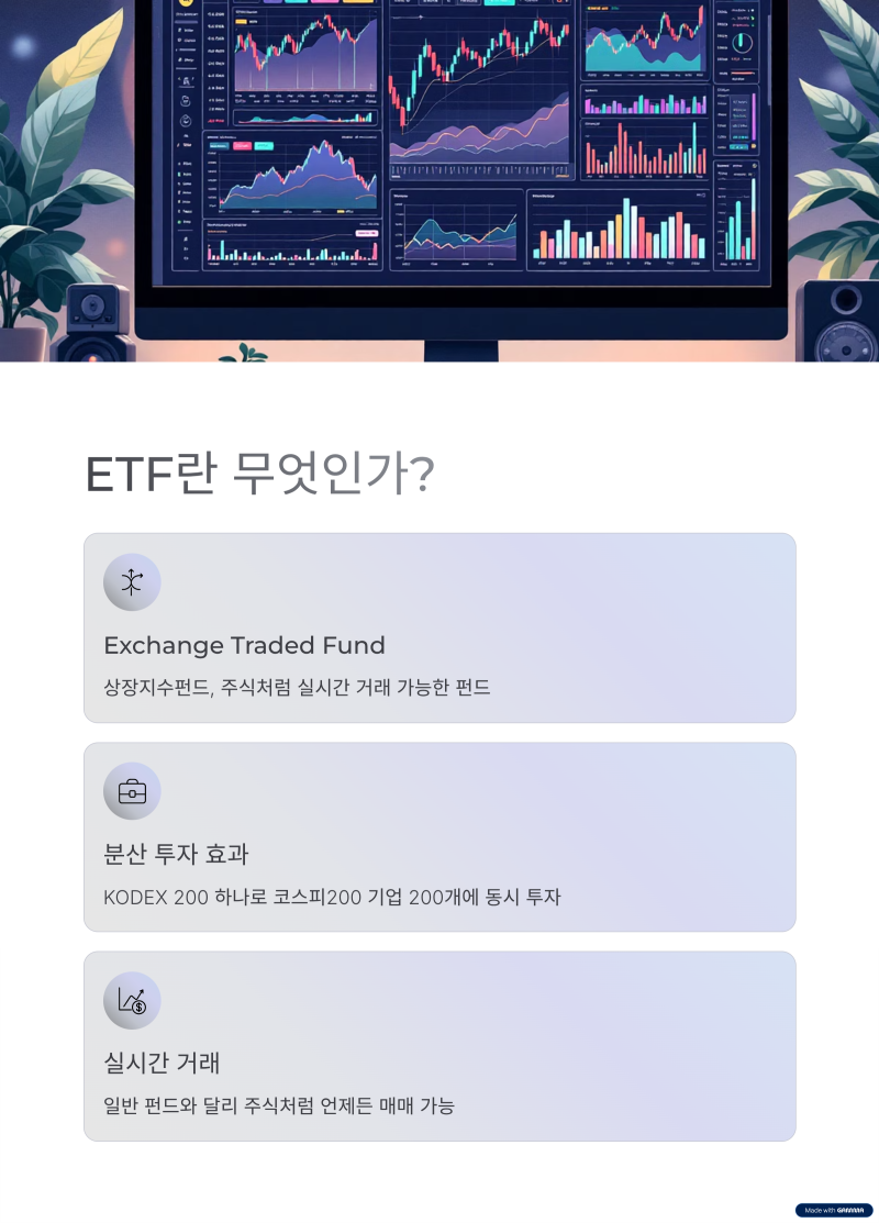 ETF란? 초보 주식 투자자를 위한 ETF 개념부터 실전 정리까지 : 네이버 블로그