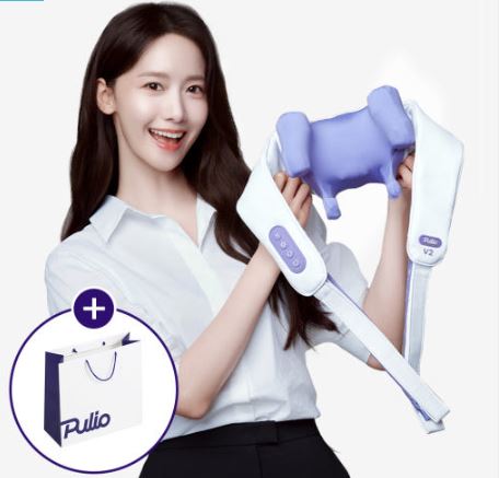  “풀리오 목 어깨 마사지기 V2 + 쇼핑백M |  선물세트 / 온열 지압 무선 마사지”
