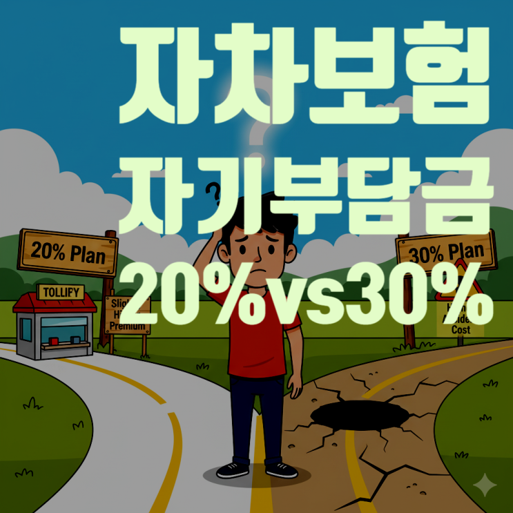  자차보험 자기부담금 20% vs 30%, 손익분기점 완벽 분석 (2025년 최신 기준)