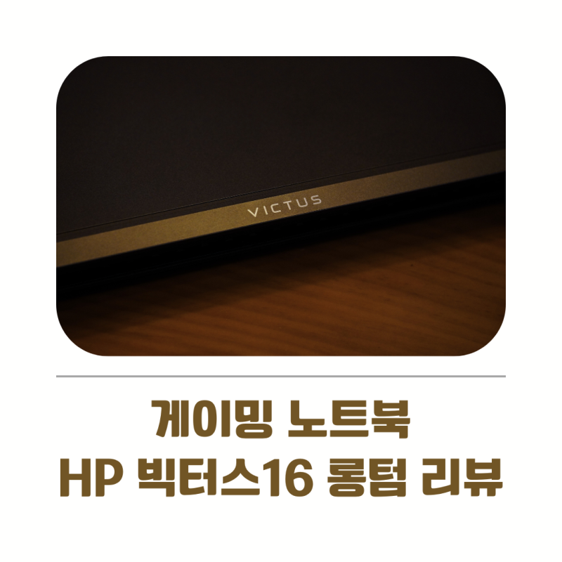 게이밍 노트북 HP 빅터스16 e1087AX 롱텀 리뷰 가성비