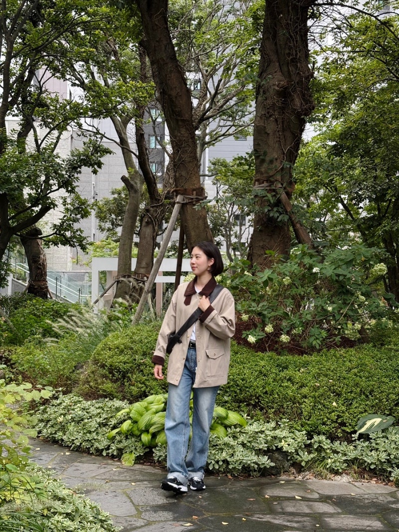 가을 자켓 추천 틸아이다이 Coloring collar point utility jacket