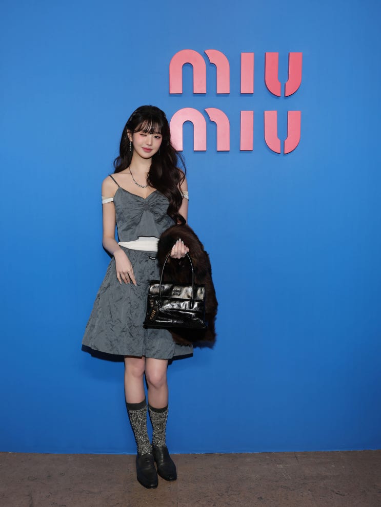  미우미우(Miu Miu) 26SS패션쇼, 장원영·엘라·연준 참석