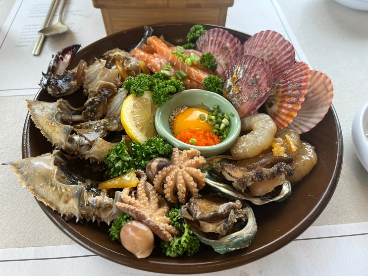  [내돈내산] 해솥 명지 본점 부산 명지 맛집 모듬 해물장 솥밥 부산현대미술관 근처