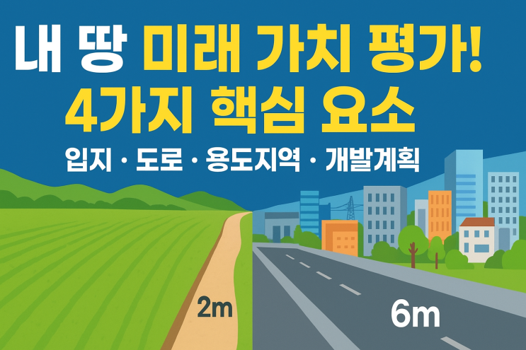  내가 보유한 토지, 미래 가치는 어디에서 결정될까?