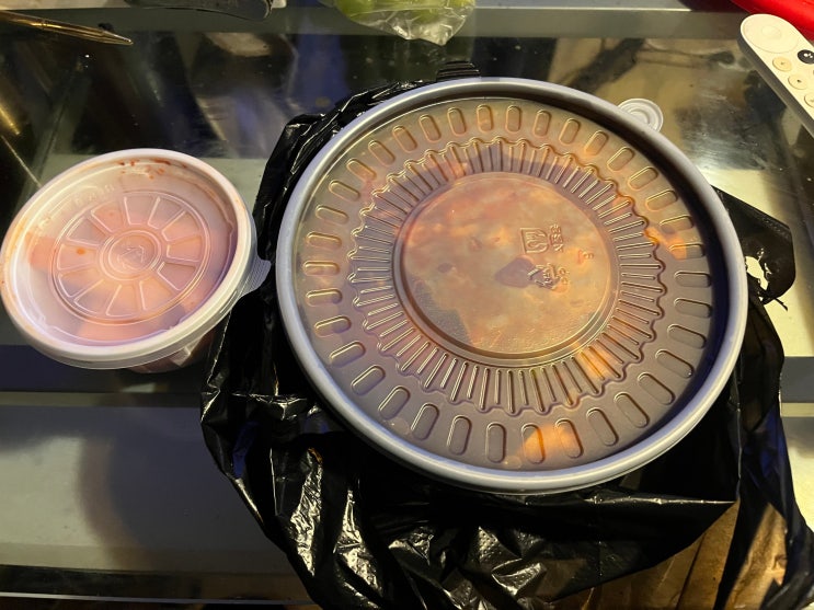  사창동 경주식당, 내장과 선지의 조화된 국물. 포장과 배달도 가능하고 홀에서 이제 술도 가능하다.(10000)