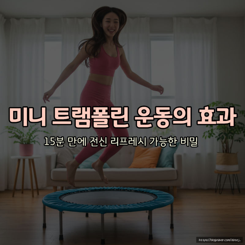 미니 트램폴린 운동의 효과, 15분 만에 전신 리프레시 가능한 비밀