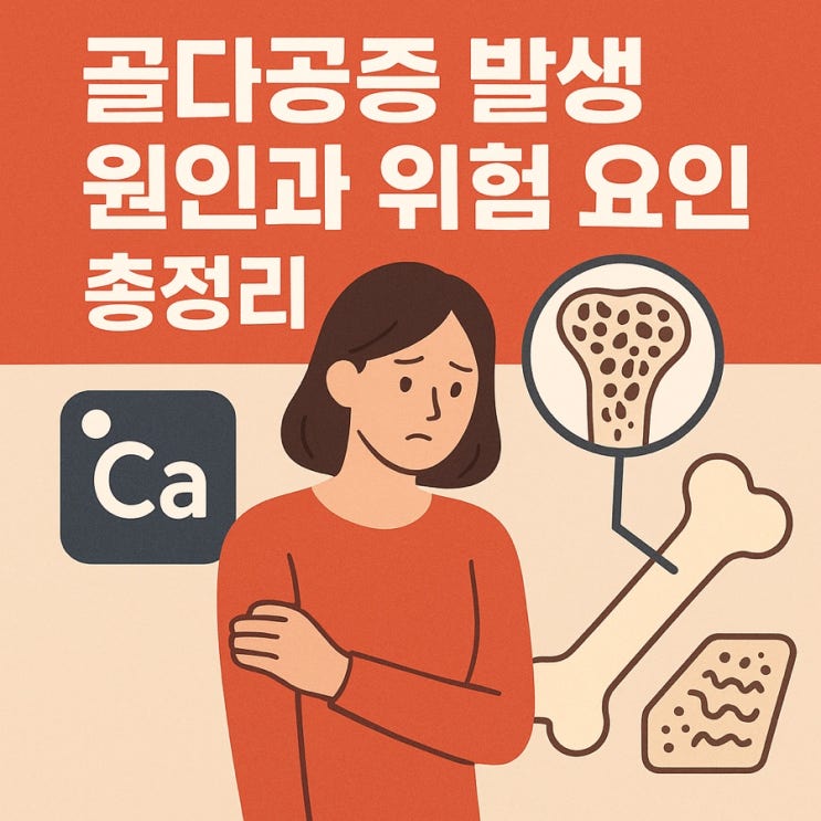  골다공증 발생 원인과 위험 요인 총정리! 뼈가 약해지는 진짜 이유와 예방법