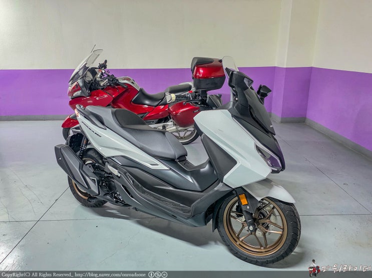  2025.10.02 혼다 신차 출고. 2025년식 포르자350 박스깠습니다! 2025년형 포르자350 차이점
