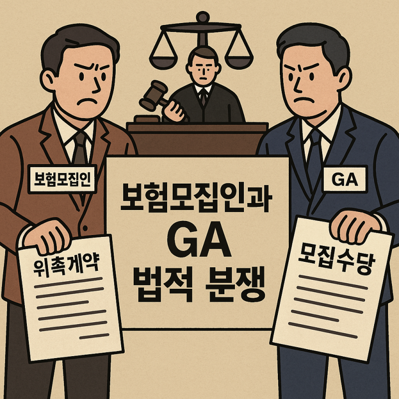 보험모집인과 보험대리점, 법적분쟁 속출