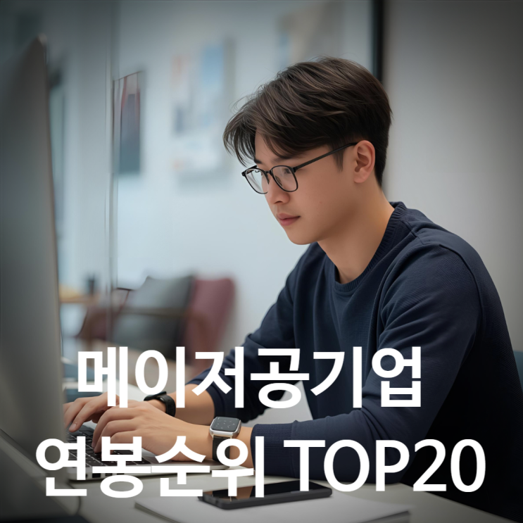  메이저 공기업연봉순위 TOP 20