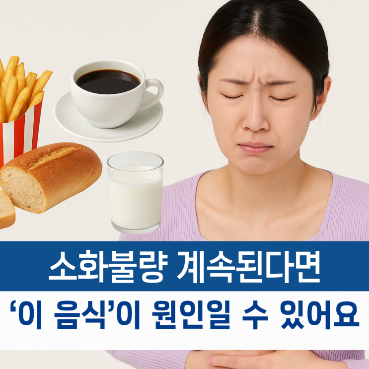  소화불량증상 계속된다면 '이 음식'이 원인일 수 있습니다