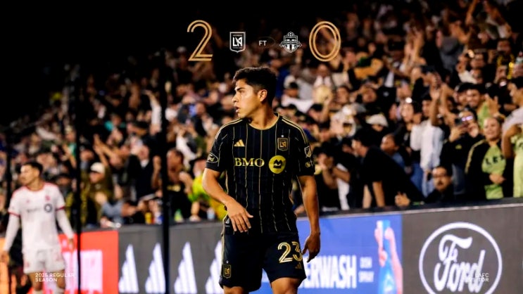  손흥민 부앙가 없이 LAFC, 토론토 제압 우승도 노린다