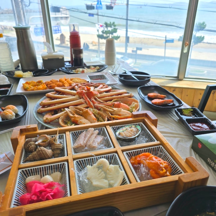  포항대게 맛집 『 하봉석회대게 환호동점 』 대게 2인상 식사후기