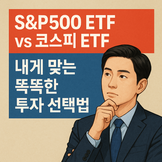  S&P500 ETF vs 코스피 ETF, 내게 맞는 똑똑한 투자 선택법