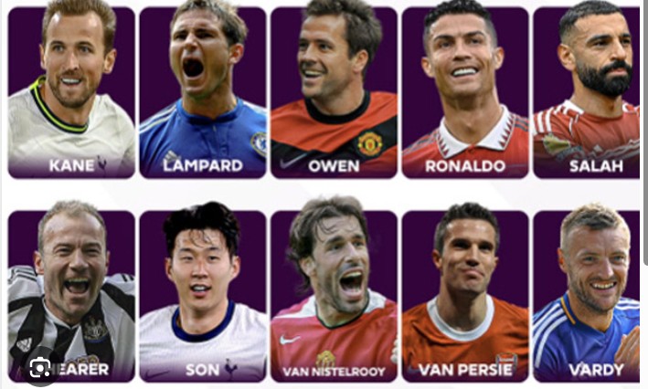 <b>EPL</b> 공식 선정 역대 <b>최고</b>의 <b>골잡이</b> TOP 15인 <b>손흥민</b> 홀란 케인... 