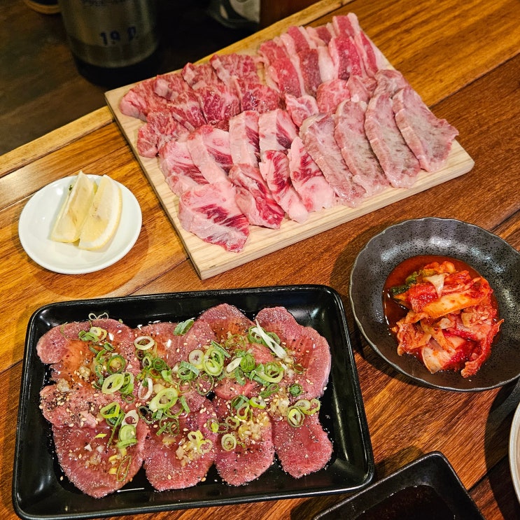  후쿠오카 가성비 좋은 야끼니꾸 맛집 쿠로이와케(예약 방법 및 메뉴판 첨부)