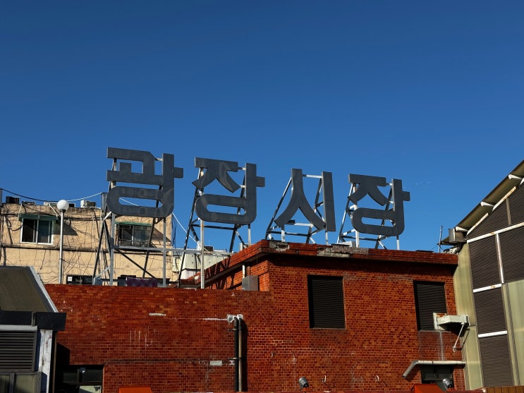  [서울일상] 종로 데이트 - 종로약국 성지인 온유약국에서 구매한 영양제, 내돈내산, 광장시장 먹거리, 웨이팅, 레트로 감성의 스타벅스 광장마켓점, 루프탑 방문후기