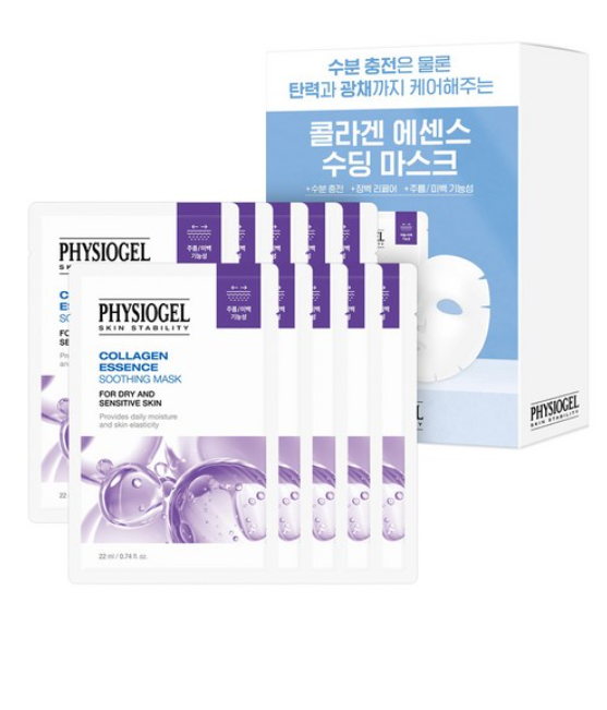 .광고. 피부 속까지 촉촉하게! -피지오겔 콜라겐 에센스 수딩 마스크 팩