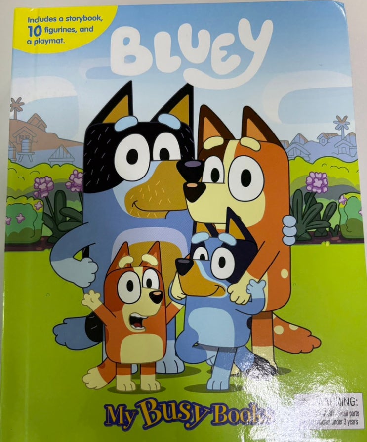  블루이(Bluey) 원서 비지북 엄마표영어 발화를 위한 역할 놀이 피규어 인형도 함께