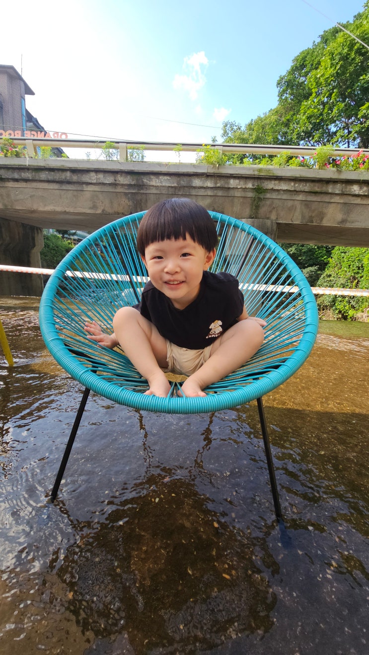  34개월 이준이, 가평 가족여행 일기 (8월 어느 날)