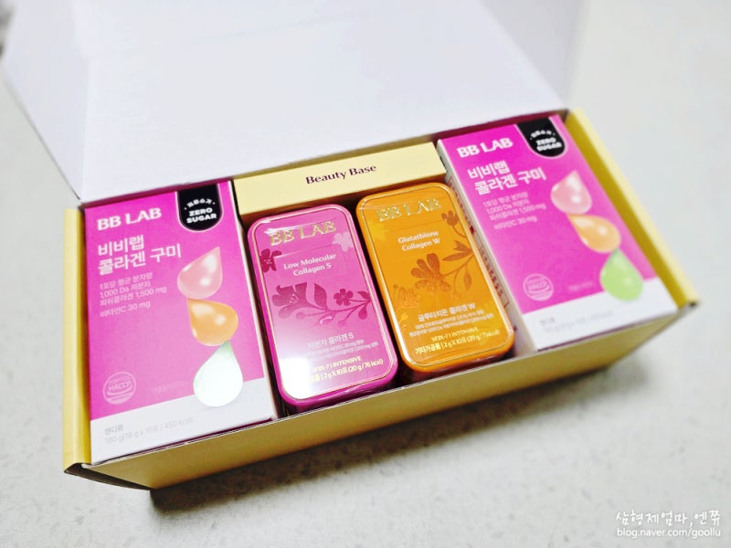 비비랩 콜라겐 에센셜 세트 저분자 콜라겐, 구미, 글루타치온 3종 -늙지말자규