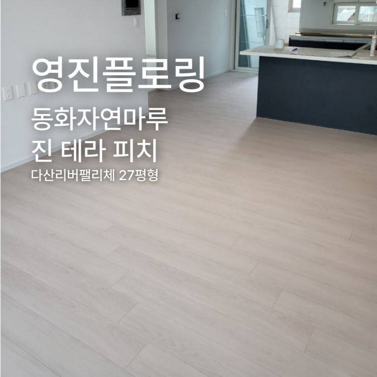  진 테라 피치 다산리버팰리체 27평형 시공 사례