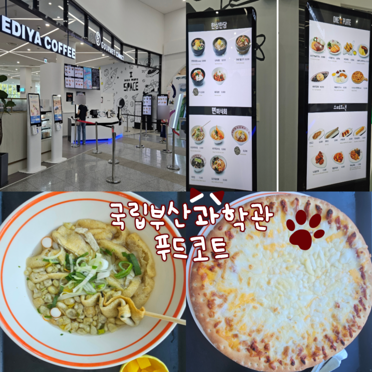  기장 국립부산과학관 푸드코트(식당이 있어 편하지만, 맛은 ㅠㅠ)