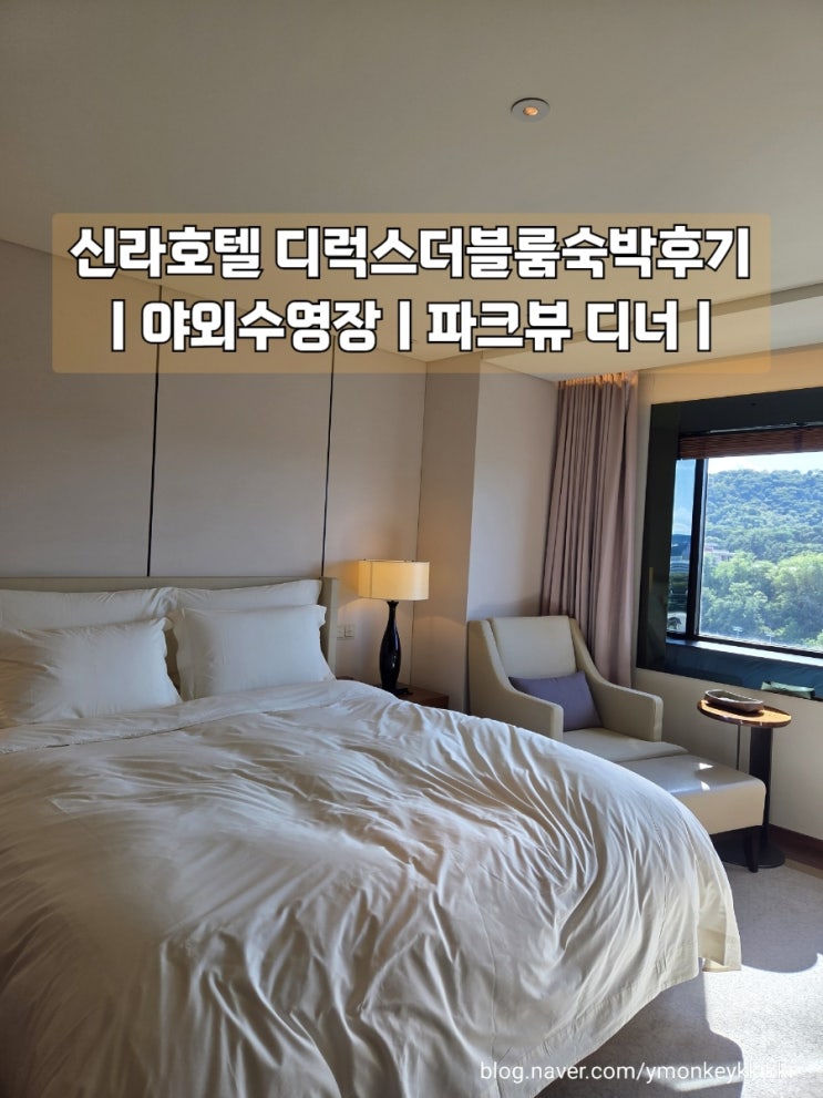  신라호텔 디럭스더블룸 남산타워뷰 숙박 더파크뷰 디너 야외수영장 조식까지 알차게 즐긴 호캉스 후기