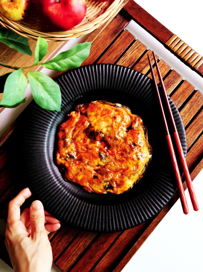라이스페이퍼 활용 요리 김치전 바삭하게 레시피 꿀팁!