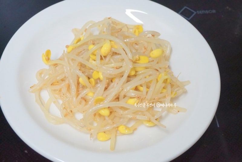 돌 아기콩나물무침 레시피 초간단 유아식 반찬 무침요리