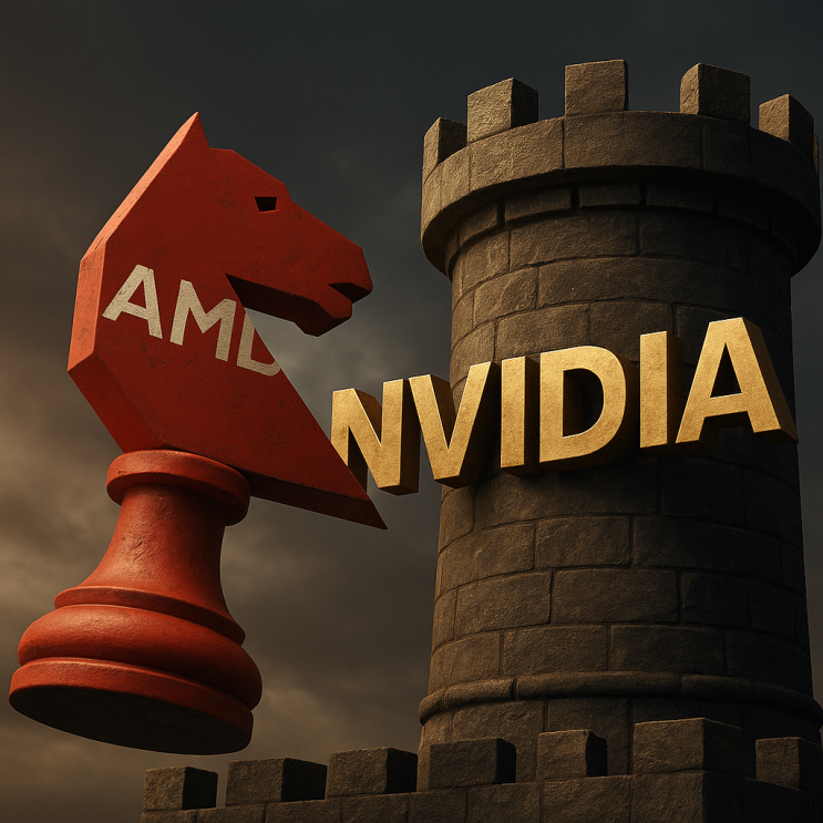  AMD의 반격, 엔비디아 제국을 무너뜨릴 수 있을까?