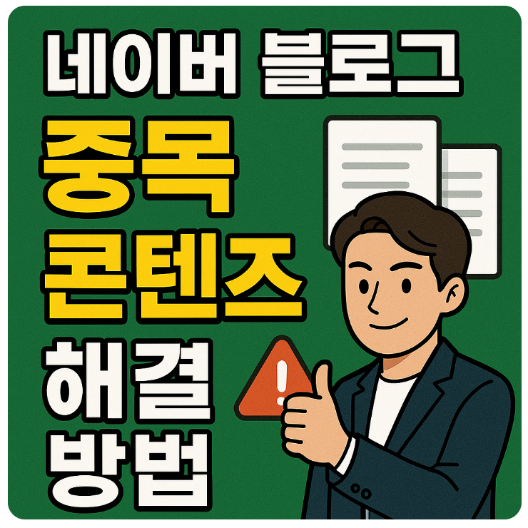  네이버 블로그 중복 콘텐츠 위험 없이 시리즈로 노출하는 방법