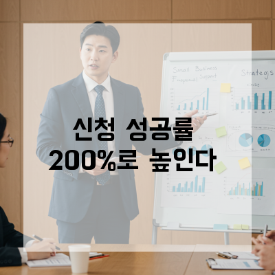  혁신성장촉진자금 신청, 성공률 200% 상승을 위한 전략